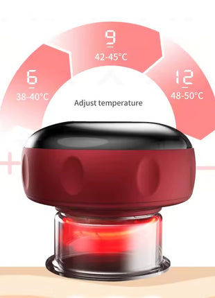 Elektrisk Sugkopp Massage – Smart Cupping med Värmefunktion