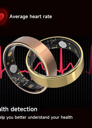 Smart Ring – Stilren Fitness Tracker (Vattentät iOS/Android)